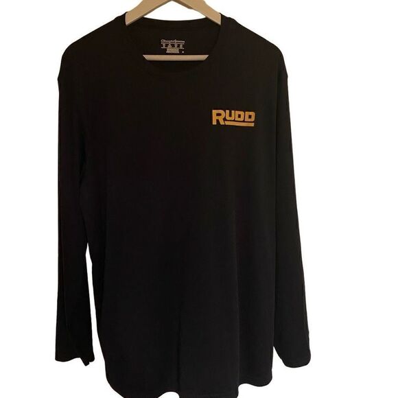 Rudd champion long sleeve shirt Dri fit material XL navy blue men’s - Picture 1 of 5